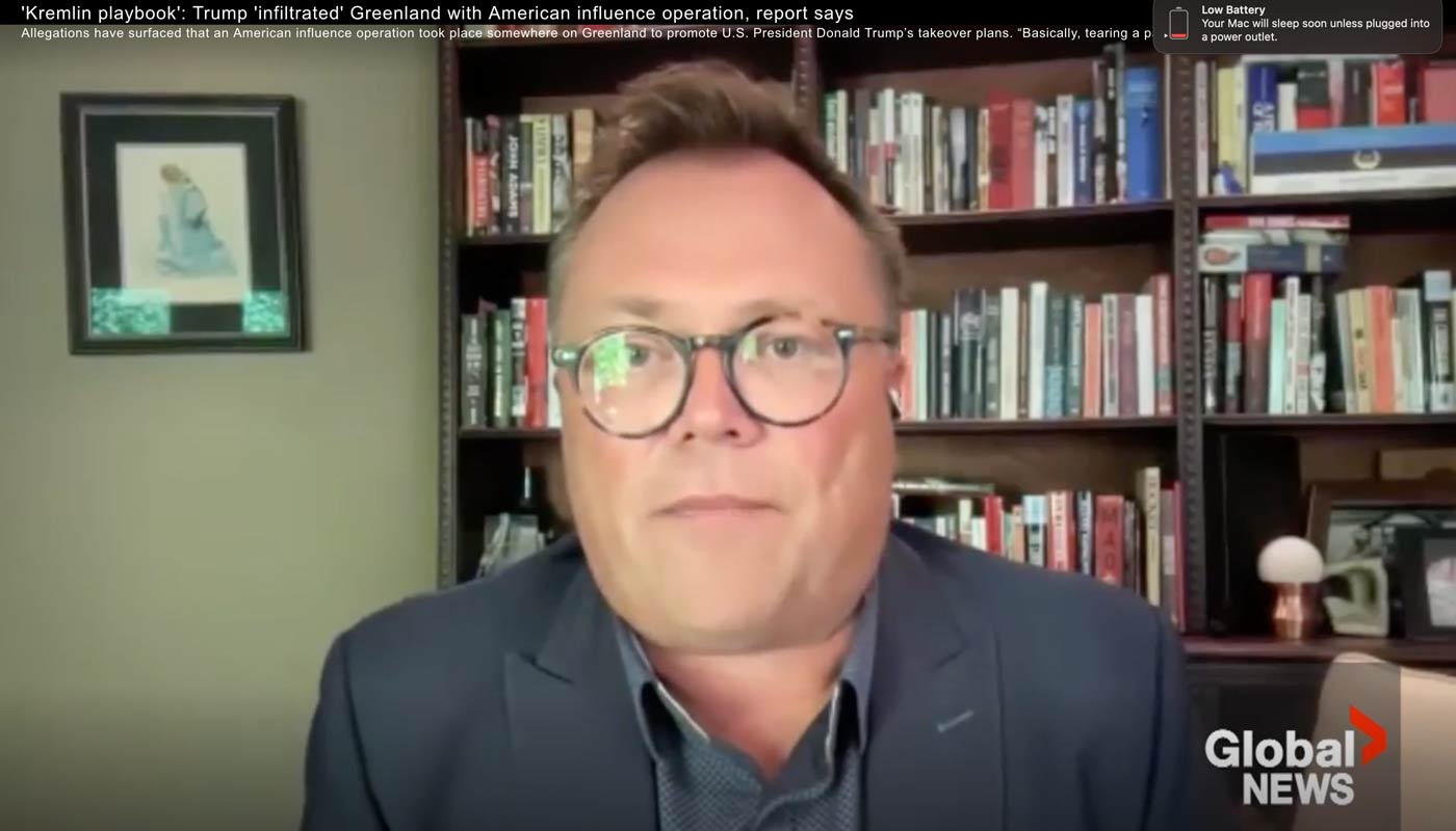 Kolga Comments About US Influence Operations Targeting Greenland